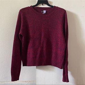 H&M knit Burgundy Sweater